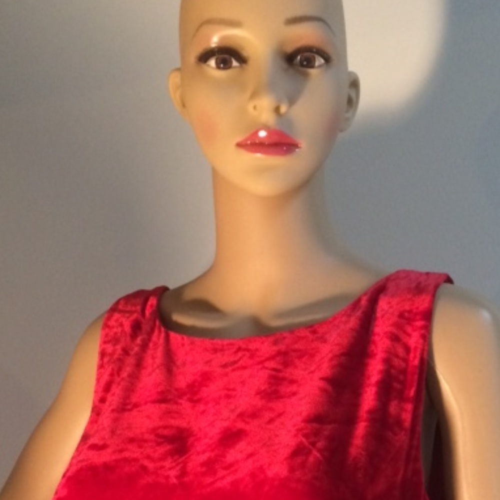 Escada Crushed Velvet Dress NWT 40 - Picture 7 of 10